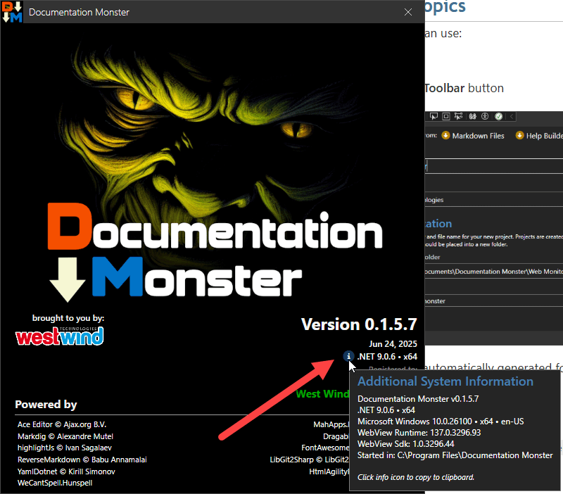 About With Version Info