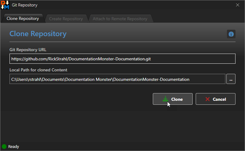 Git Clone Repository