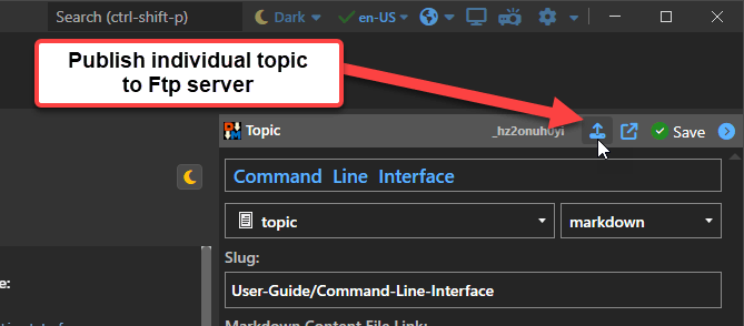 Ftp Upload Individual Topic