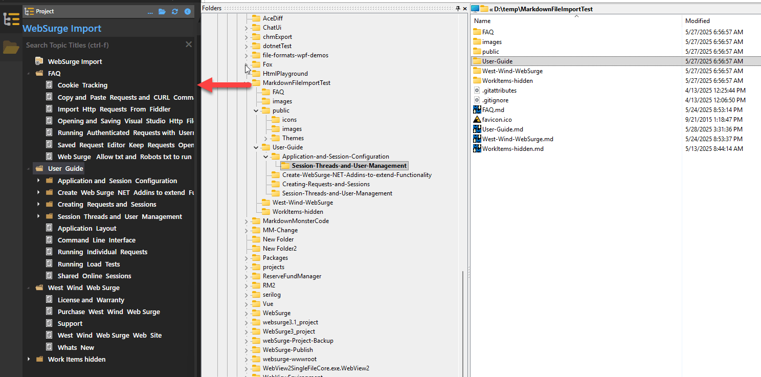 NewProjectImportFromMarkdownFiles Imported