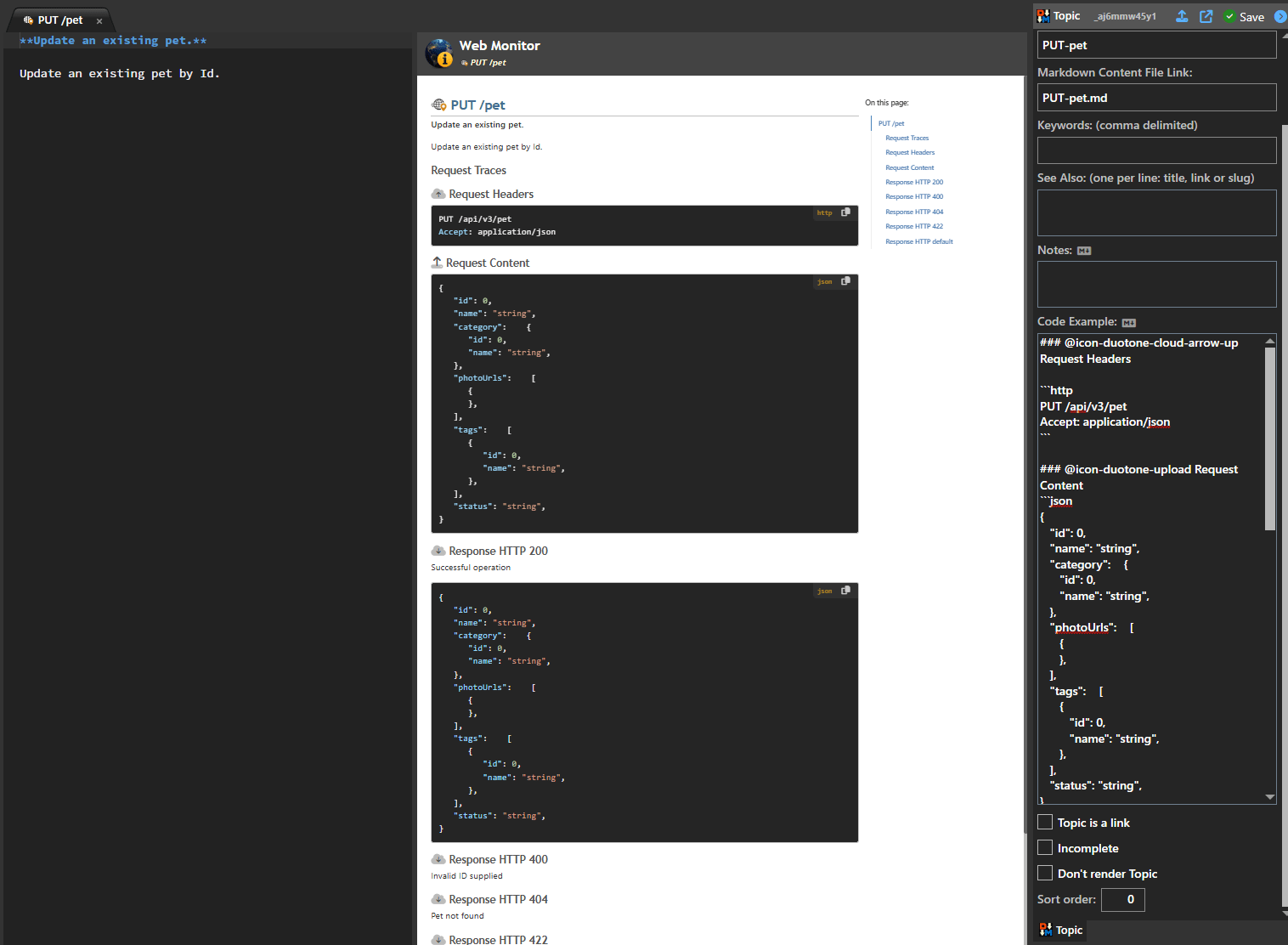 Open Api Topic Import